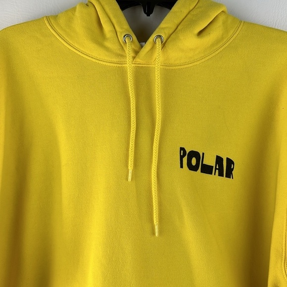 Polar Skate Co. “Trippin” Yellow Graphic Hoodie - Picture 2 of 10